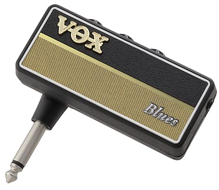 Vox AP2-BL amPlug 2 Blues Battery-Powered Guitar Headphone Amplifier 2021 Black / Gold image 1