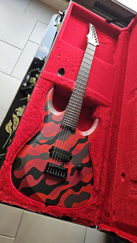 Ormsby Dino Cazares Gtr 7 - Blood Camo 