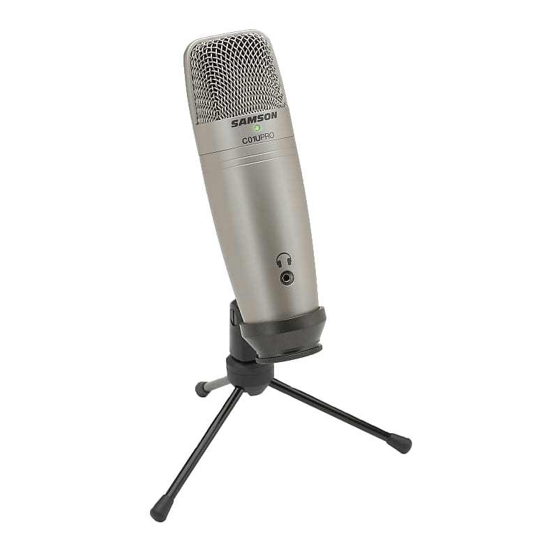 USB Condenser Microphone w Stand For Game Chat Audio Recording Streaming Podcast image 1