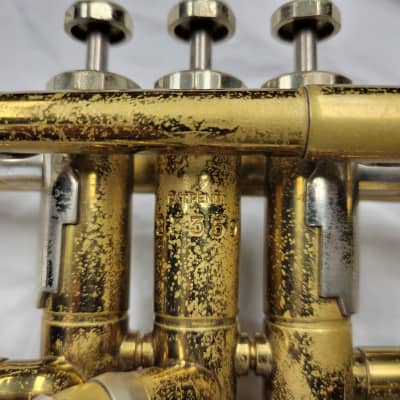 Getzen Bb Brass Lacquer Trumpet, Model 90 Deluxe, Circa 1950's image 11