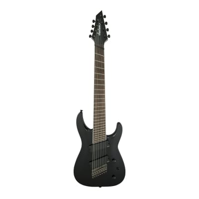 Jackson X Series Soloist Arch Top SLAT8 MS 8-String Electric Guitar with Laurel Fingerboard and Poplar Body (Right-Handed, Gloss Black) for sale