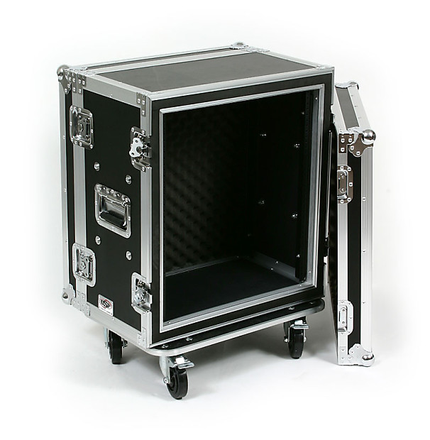 OSP SC12U-12 12-Space 12" ATA Shock Mount Effects Rack Case w/ Casters image 1