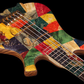 KD "Picasso" 5 string Electric Bass Unique Boutique Handmade image 3