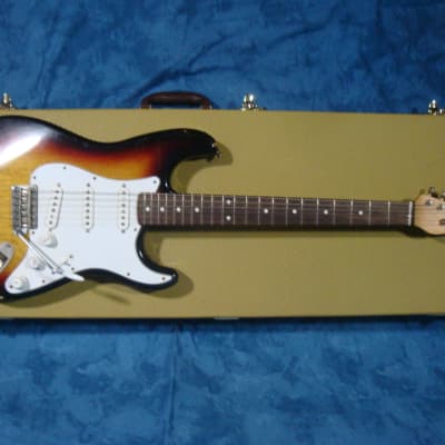 WR Custom Strat Korina Wood Guitar 3 Color Sunburst 2014 image 4
