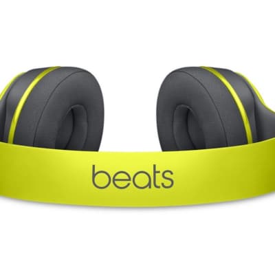Beats by Dre Solo 2  Wireless Active On-Ear Headphone in Shock Yellow image 8