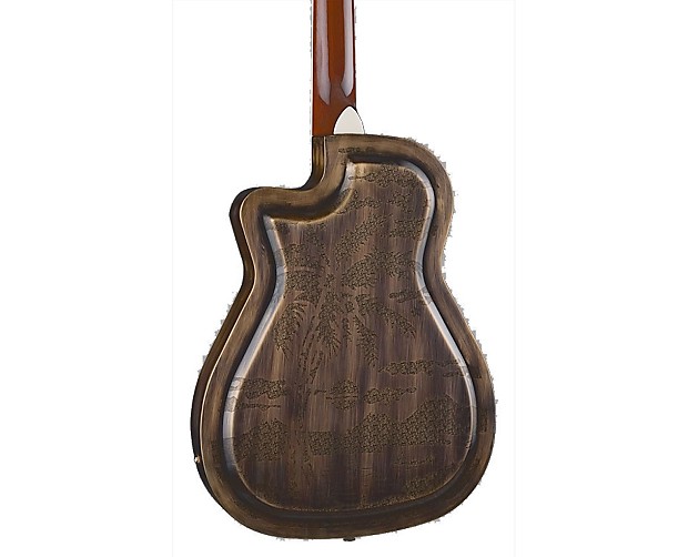 Dean resonator thin body electric cutaway guitar on sale