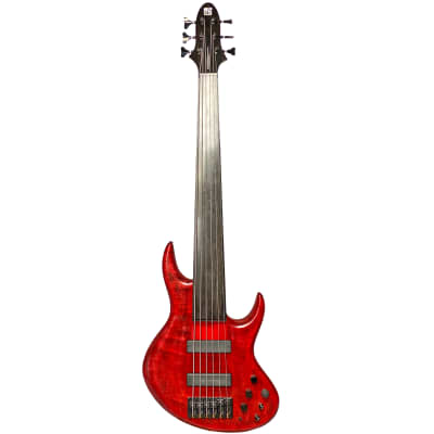 Miura MBR Fretless 6-String Electric Bass Guitar image 3