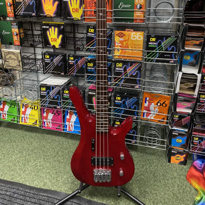 Samick bass in red gloss finish 1990s for sale