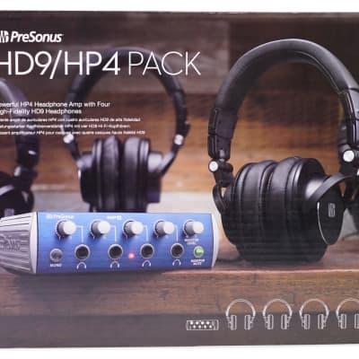 PRESONUS HD9/HP4 PACK With HP4 Headphone Amplifier+ (4) HD9 Studio Headphones image 9