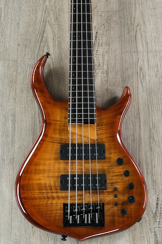 Sire Marcus Miller M7 5-String 2nd Gen Bass, Alder Body, BRS, Brown Sunburst