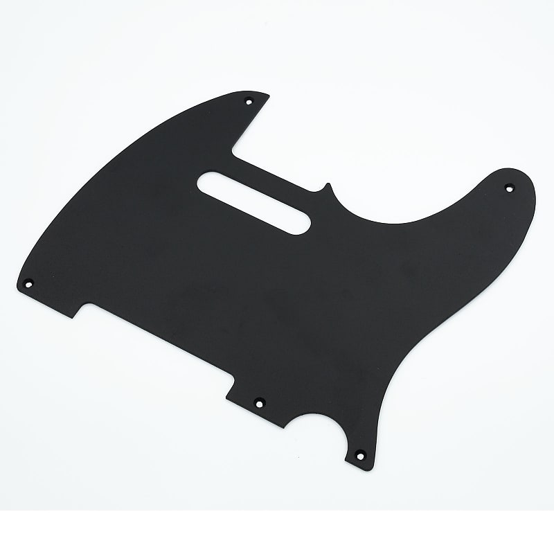 Herad 5-Hole Telecaster Tele Pickguard 2023 Black Anodised | Reverb