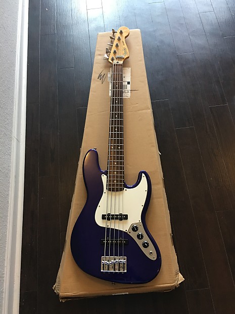 Fender jazz bass 5 string mexican top