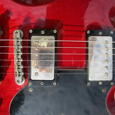 Greco SG LP Copy Guitar, 1980, Japan, Cherry Red, Gig Bag
