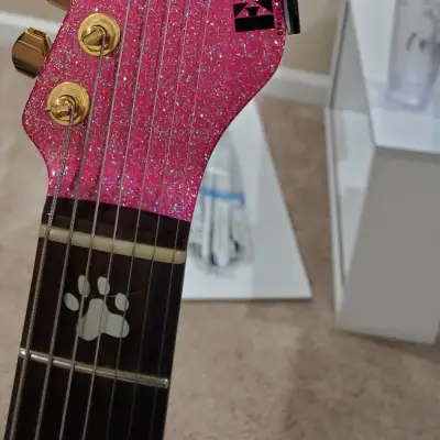 ESP Snapper Ohmura Custom 7  Twinkle Pink image 4