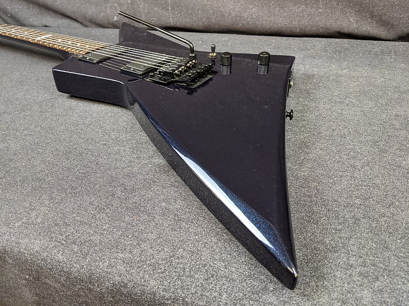 LTD AX-350　EMGピックアップ　スルーネック仕様 Electric Guitar LTD by ESP AX-350 Black Made in Korea S/N