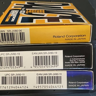 Roland SR-JV80 expansion boards – lot of 8 – SR-JV80 02 06 09 11 12 16 18 19 – JV, JD, XV SYNTHS – ONE-TIME CHANCE – MINT – MUST BUY – ROLAND JV-2080 – UNIQUE – AFFORDABLE SHIPPING image 7