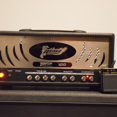 Brave  Raptor100 compact 2 channels all tube head*great powerful ROCK sounds*rare model*mint condit. for sale