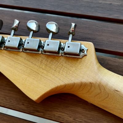 Musikraft Maple/Rosewood Stratocaster Neck Oil Finish 1957 V-Shape, Vintage Compound Radius, SS Frets image 20