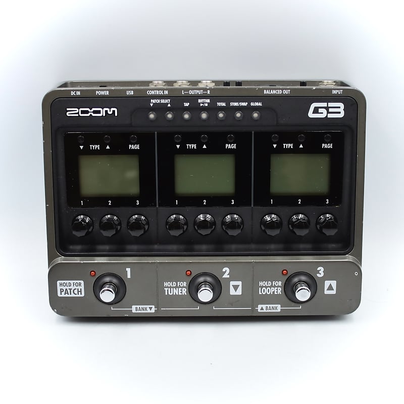 Amazon.com: ZOOM Effects Guitar Amp Simulator G3 Version 2.0 (Japan Import)  : Musical Instruments