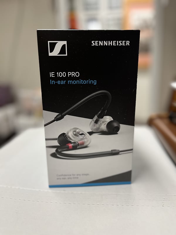 Mint Sennheiser IE 100 PRO CLEAR  In-Ear Monitoring Headphones w/original box (B-STOCK) image 1
