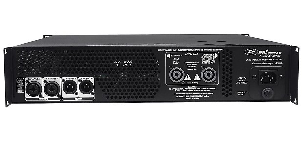 Peavey IPR2 5000 DSP 2-Channel 5000-Watt Power Amp with Digital Processing image 2