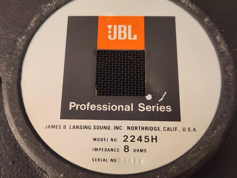 JBL2245 H ウーハー PAIR JBL 2245H 18