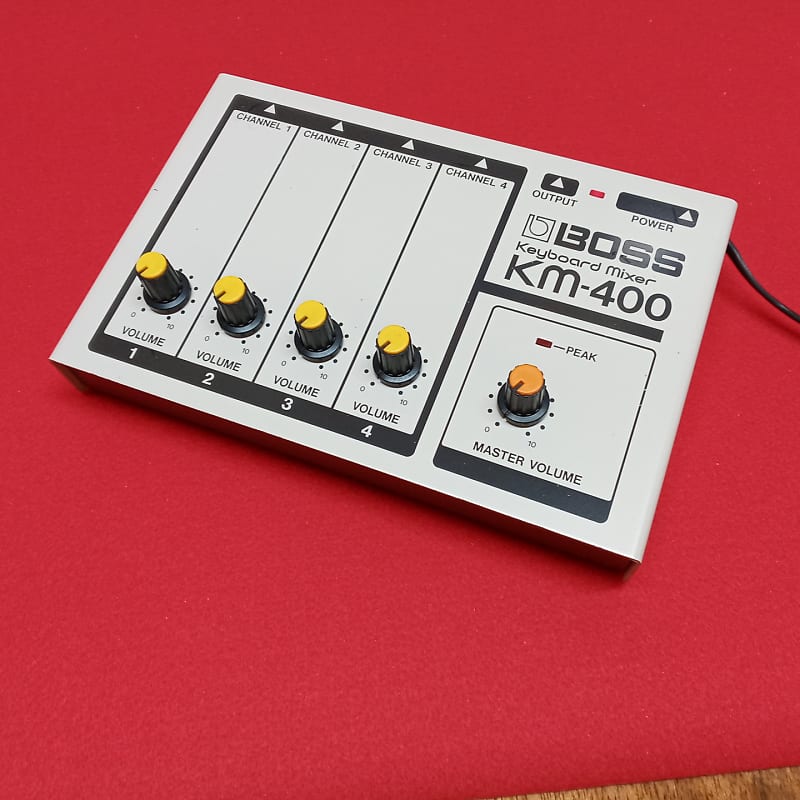 A sweet 1982 Roland-Boss KM-400 Keyboard mixer. Get your