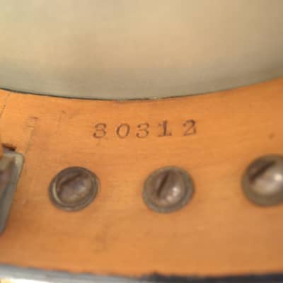 Regal "Sanders" Plectrum Banjo 1935 Pearloid and Maple Slingerland image 12