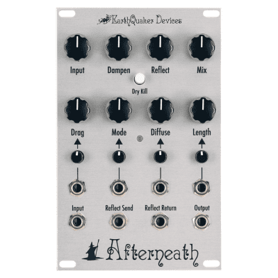 EarthQuaker Devices Afterneath Reverb Eurorack Module Limited Retrospective Silver - Free Shipping image 1