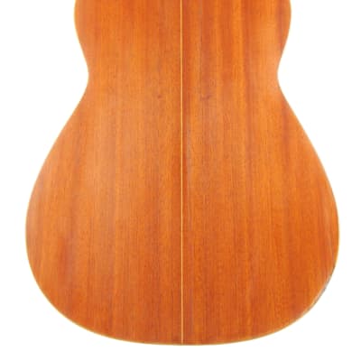 Ricardo Sanchis Nacher ~1950  spruce/mahogany - lightweight classical guitar with surprising sound + check video! image 10
