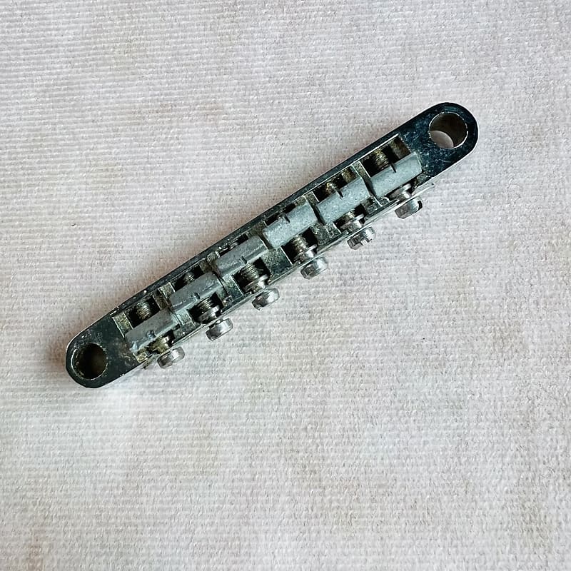 ABR-1 Style Tune-o-matic Adjustable Bridge - Chrome image 1