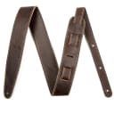 Fender Artisan Crafted Brown Leather Strap 2"