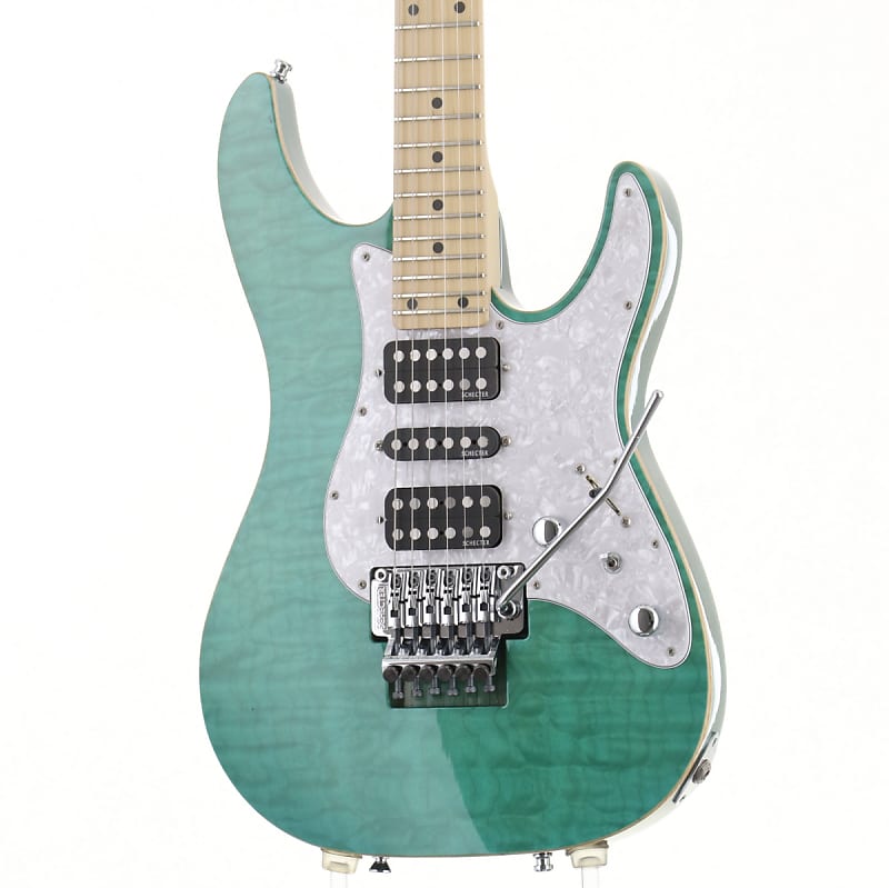 SCHECTER SD-II-24-AS AQB Aqua Blue 2010 [SN | Reverb Portugal