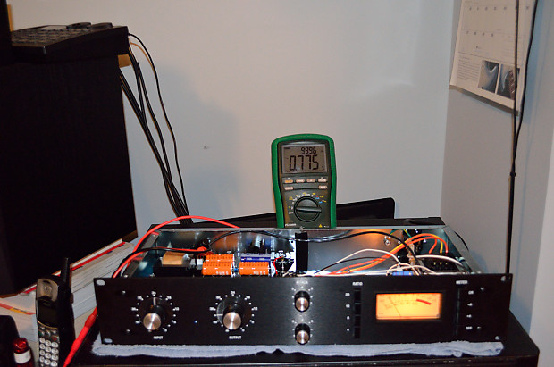 Hairball Audio 1176 FET Rack Compressor Rev D 2019 Black