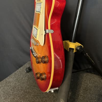 Samick Artist Series Les Paul Electric Guitar w/ Darkmoon Pickups LC-650 Sunburst w/ Gotoh Tuners #313 image 6