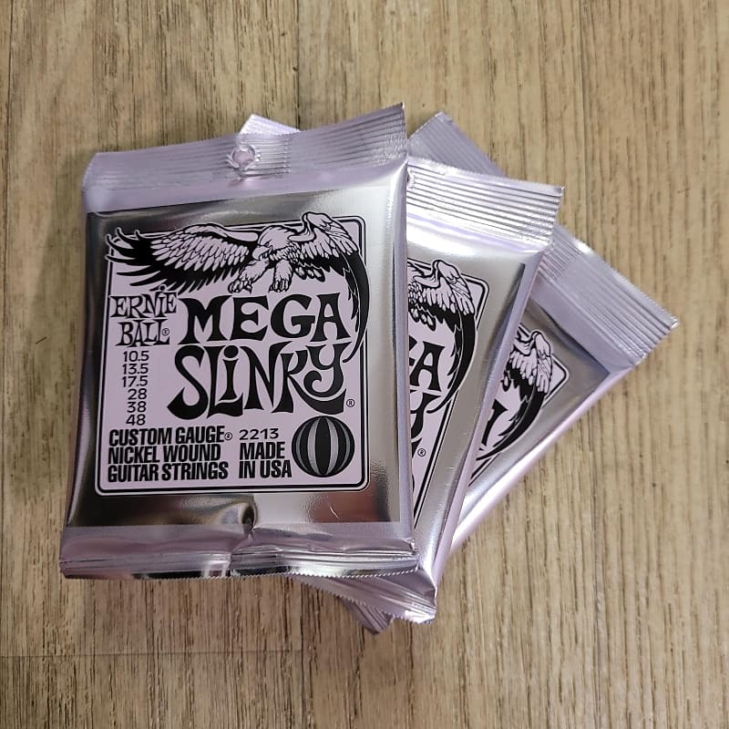 Ernie Ball 3X sets 2213 Mega Slinky 10.548 Reverb