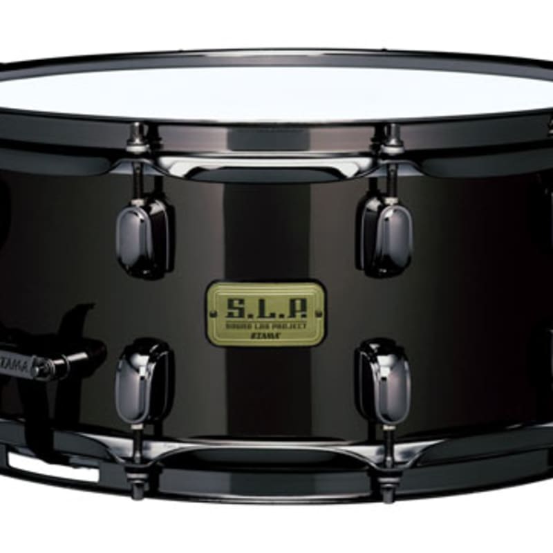 Tama SLP Black Brass Snare Drum, 6.5x14 Inch | Reverb