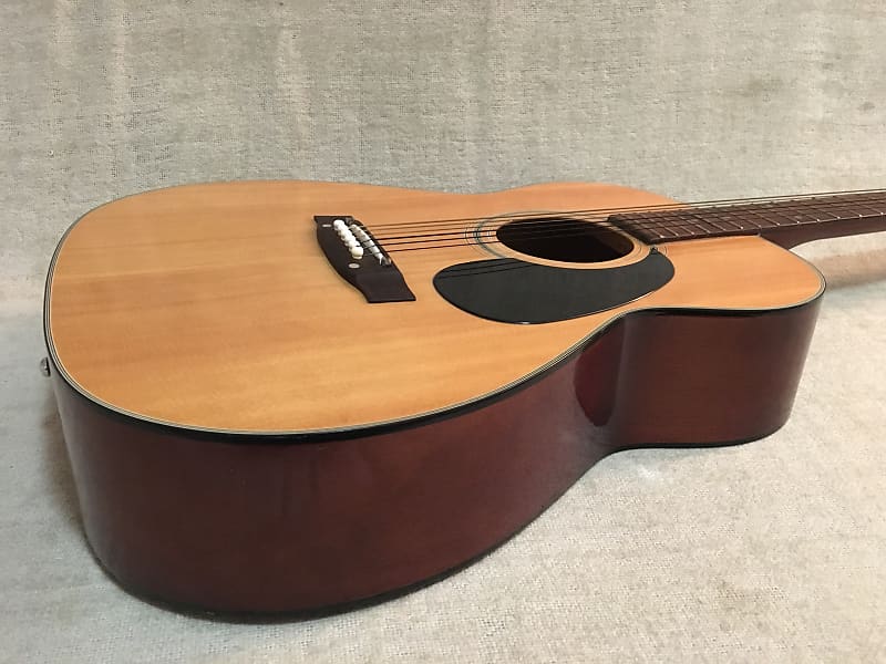 Maya F301 Acoustic Guitar 1970's Natural | Reverb