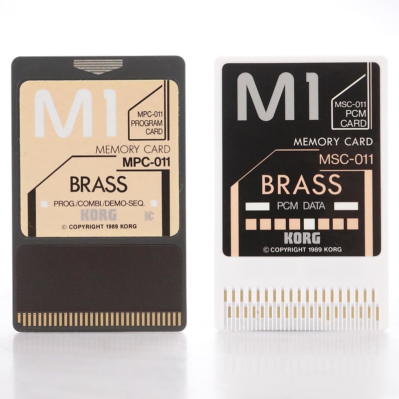 KORG M1 MSC-1S MSC-11S PCM PROGRAM CARDS - 鍵盤楽器