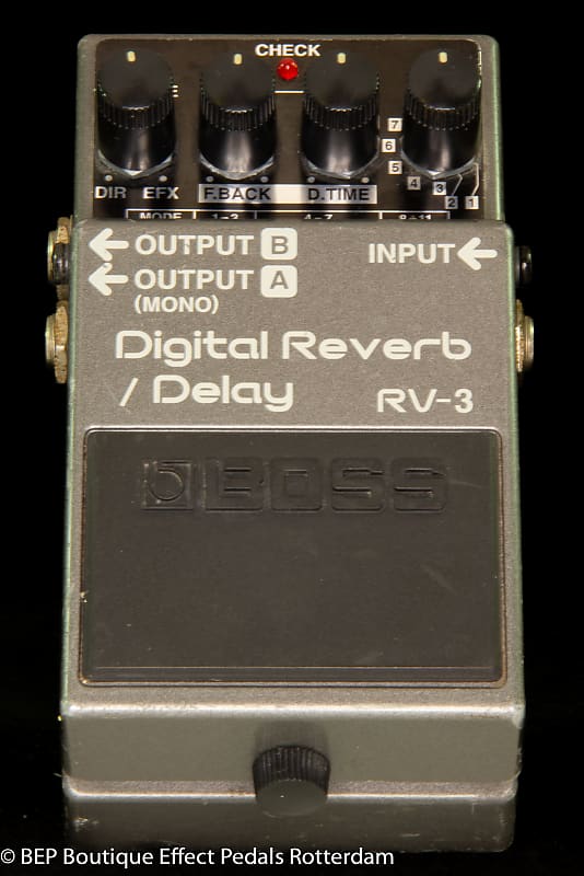 Boss RV-3 Digital Reverb/Delay Pink Label 1998 s/n GL31644 as used by  Radiohead