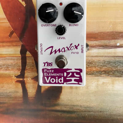 Maxon FV10 Fuzz Elements Void 2010s - Fuzz with clean blend  electric guitar effects pedal image 3
