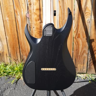 Schecter USA CUSTOM SHOP Keith Merrow KM-7 Hybrid  - Blue Green Fade 7-String Electric Guitar w/ Black Tolex Merrow Case (2023) image 9