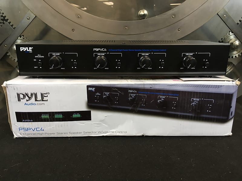 Pyle speaker selector with best sale volume control