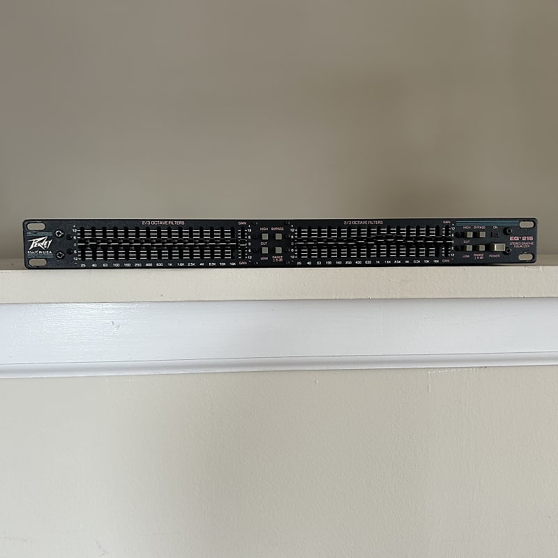 Peavey EQ 215 Stereo Graphic Equalizer Rack Unit Reverb
