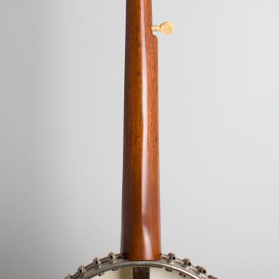 George C. Dobson  Victor Superior 40 bracket 5 String Banjo,  c. 1888, black gig bag case. image 9