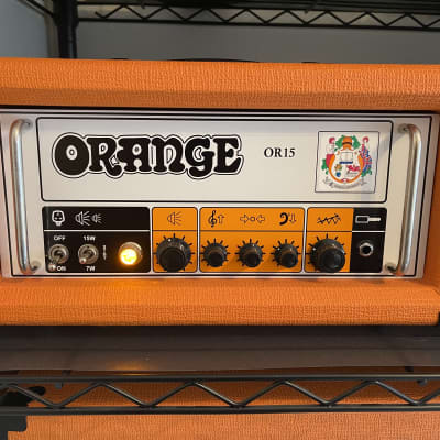 Orange OR15H 15-Watt Tube Guitar Head, Orange Tolex