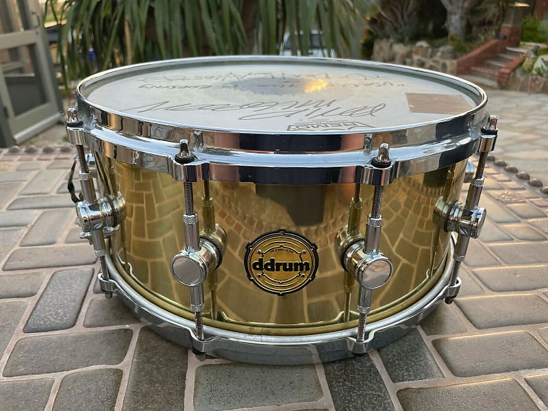Ddrum Modern Tone 6.5x14 Brass Snare Drum - USED BY CATTLE DECAP!! image 1