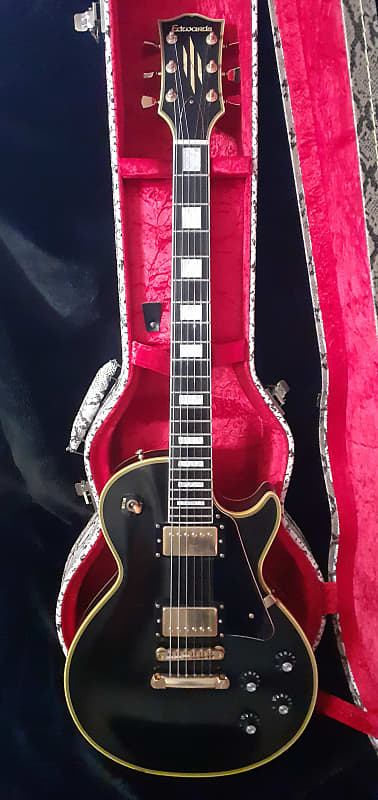 エドワーズ by ESP E-LP-113\LTC Edwards by ESP E-LP-113 LTC Les Paul Custom Ebony – Soul