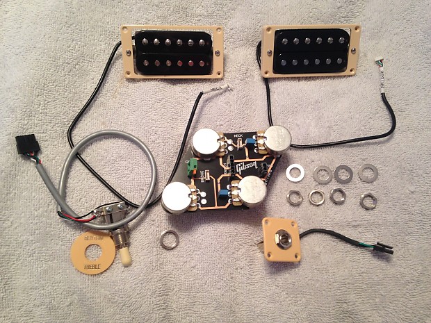 Gibson 490R, 498T Quick Connect 4 Wire Pickup Set With Complete