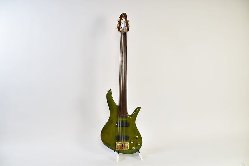Samick SAKB56690FL fretless 5string bass occasion Reverb